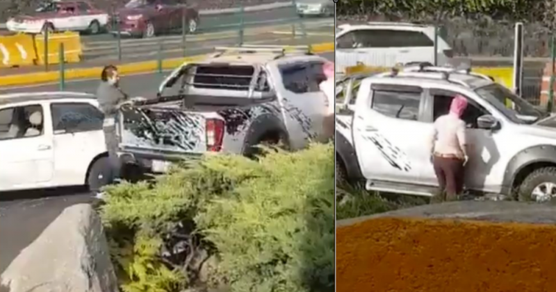 Autoridades de la CDMX buscan ya conductor que embistió a una mujer tras chocarle (VIDEO)