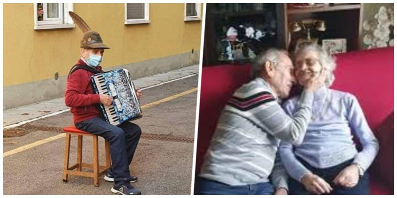 Abuelito pierde a su esposa por coronavirus; le llevó serenata durante toda la hospitalización