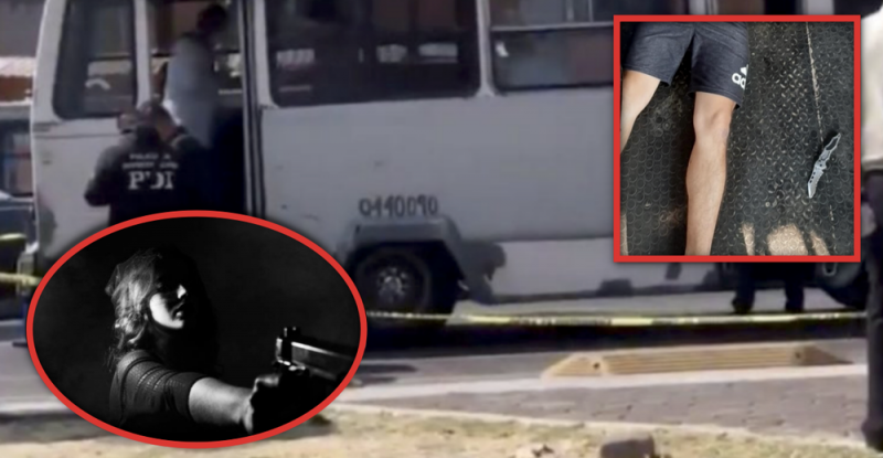 Justiciera anónima frustra asalto en el transporte público y mata de un tiro en la cabeza a RATA
