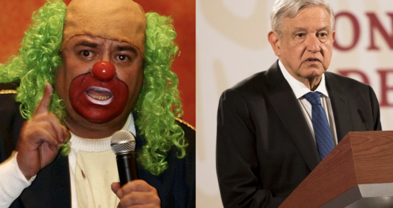 “Eres un pinche presidente”: acusa Brozo a AMLO de usar la vacuna con fines electorales.