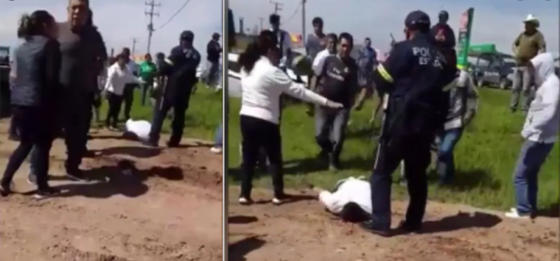 Policías rescatan a ratero de ser LINCHADO por pobladores en Milpa Alta