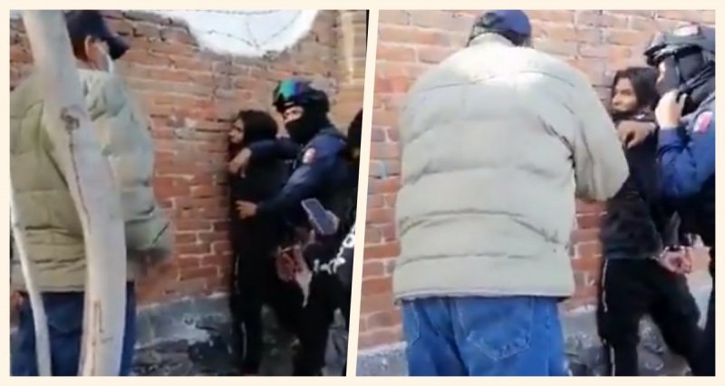 Policía somete a ladrón y éste pide clemencia: “No, no, no, no chilles”, le dicen (VIDEO)y