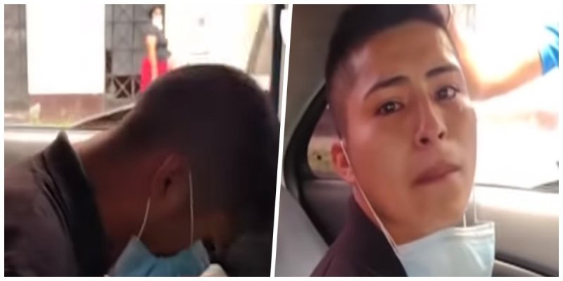 Rata de transporte público asalta a mujer, lo detienen y llora pidiendo a su mamáy