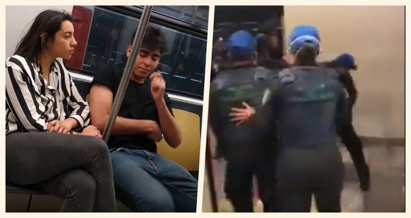 Jóvenes arman escándalo en el Metro al negarse a usar cubrebocas, “Estoy vacunado, soy del IMSS”