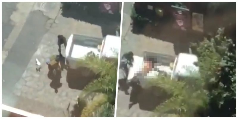 Video de tiroteo en Zapopan muestra que sicarios se llevan un presunto cuerpo