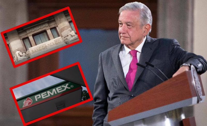 Anuncia AMLO fortalecimiento de PEMEX con 100 mil mdp y remanentes de Banxico para deuda