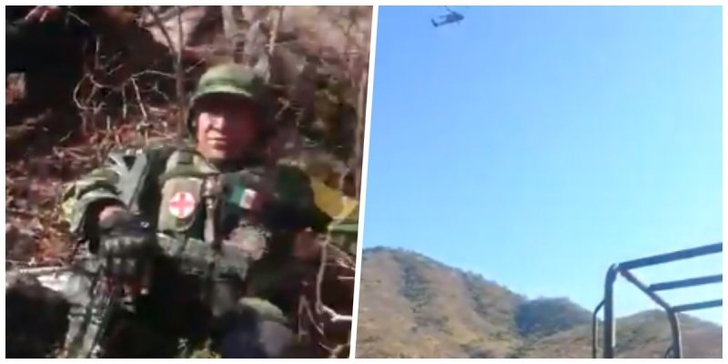 Graban ráfagas de disparos de Fuerza Aérea contra el Cártel Jalisco Nueva Generación