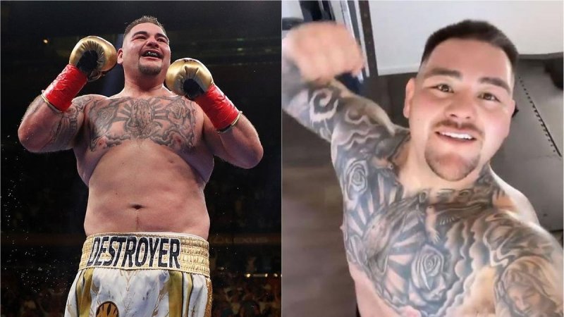 Asombra cambio físico de Andy Ruiz tras semanas entrenando con Eddy Reynosoy