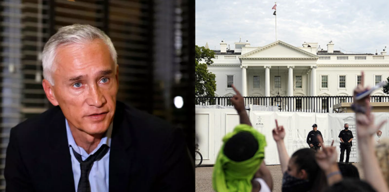 Tunden en redes a Jorge Ramos por comparar vallas en Palacio Nacional con Trump