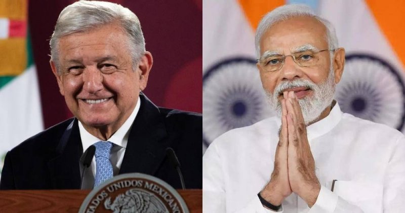 Popularidad de AMLO sube y acorta distancia con Narendra Modi