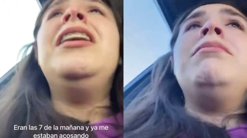 De terror: Mujer graba momento en que la acosa un taxista en Nuevo León