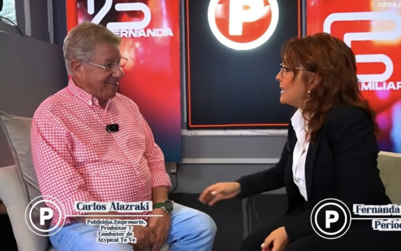 Carlos Alazraki saca su odio y frustración contra AMLO en entrevista con Fernanda Familiar