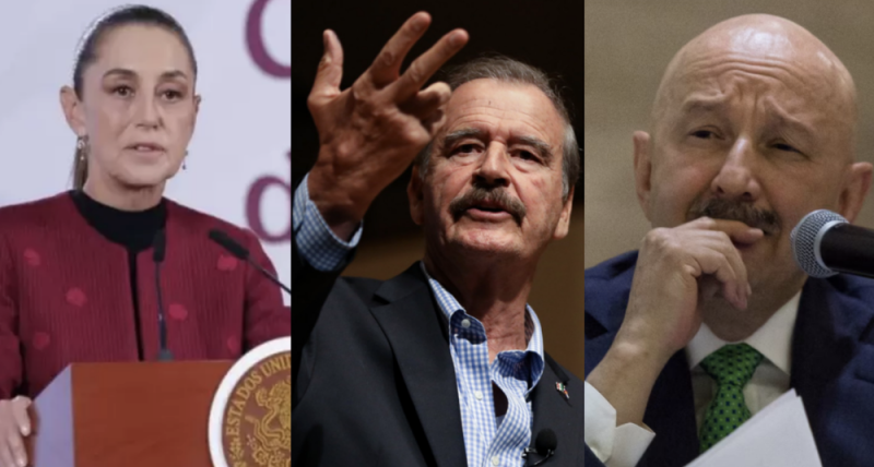 Sheinbaum exhibe a Fox y a Salinas de Gortari por criticar los programas sociales 