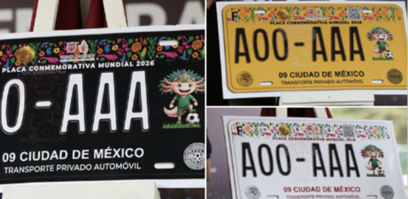 Todo sobre la nueva placa del Mundial 2026 en CDMX: Costo y requisitos