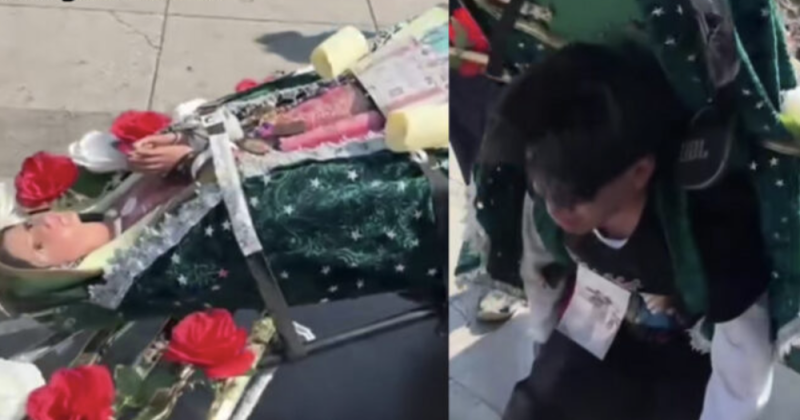 Joven peregrino camina desde Puebla hasta la Basílica para pedir por la salud de su abuelita