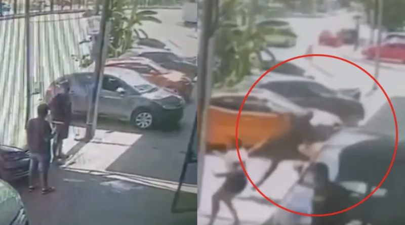 Sujeto atrop3ll4 a su papá y a otras dos personas tras discusión familiar 