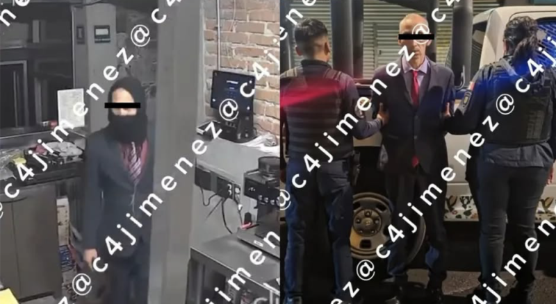 Detienen a ladrón que se trajeaba para atracar comercios en la Cuauhtémoc