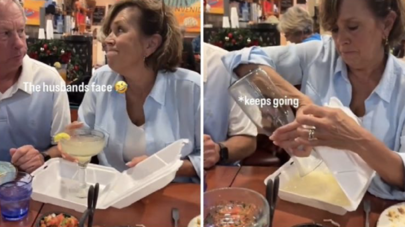 Mujer guarda su limonada en una charola de unicel para llevársela y se vuelve viral