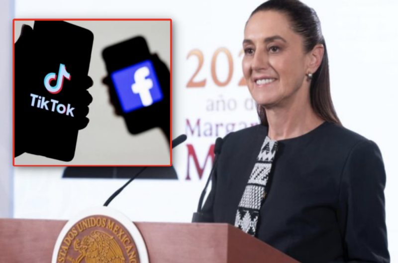 Sheinbaum presenta acuerdo con Google, Meta y TikTok contra viol3ncia digital