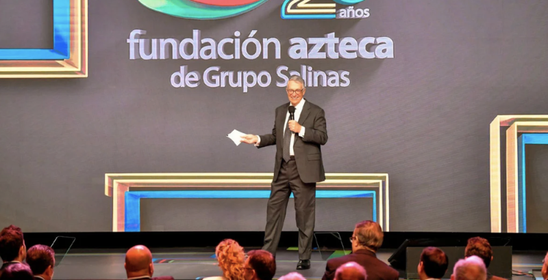 Fundación Azteca esfumó 580 mdp de donaciones mientras Salinas Pliego arrastra adeudo fiscal