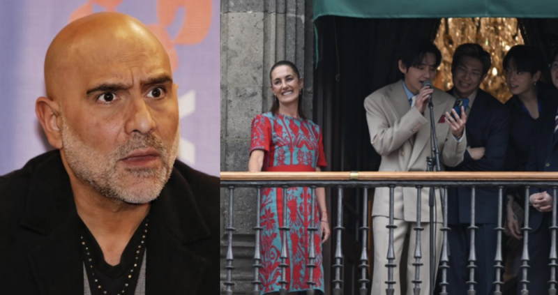 Héctor Suárez Gomís critica encuentro de Sheinbaum con BTS: “El país se está cayendo a pedazos”