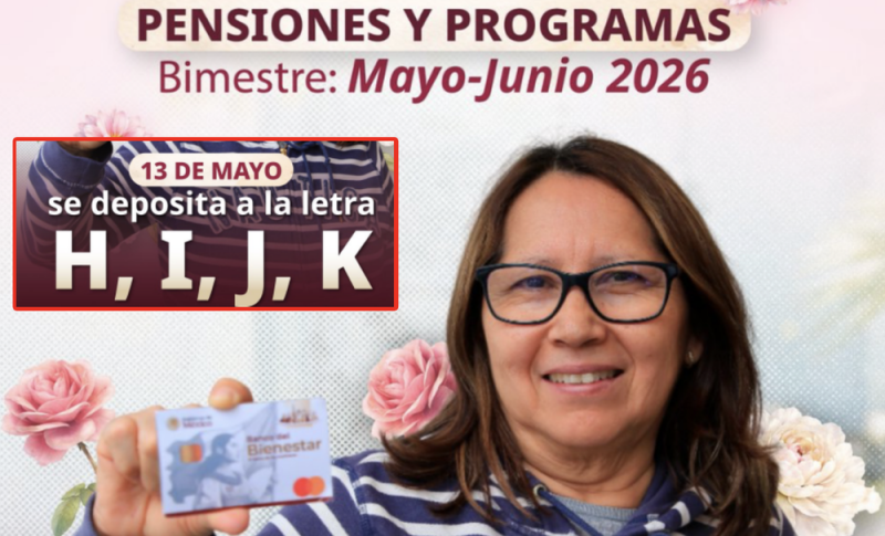 Beneficiarios con apellidos H, I, J y K ya podrán cobrar apoyo del Bienestar