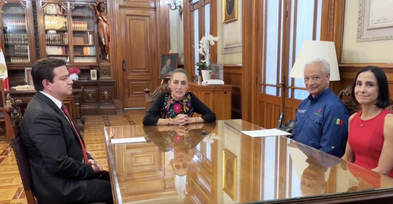 Víctor Rodríguez deja la dirección de Pemex, Juan Carlos Carpio tomará su lugar: Sheinbaum 