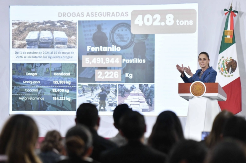 La reducción del 49% de homicidios en México involucra trabajo sistemático y coordinación: Sheinbaum
