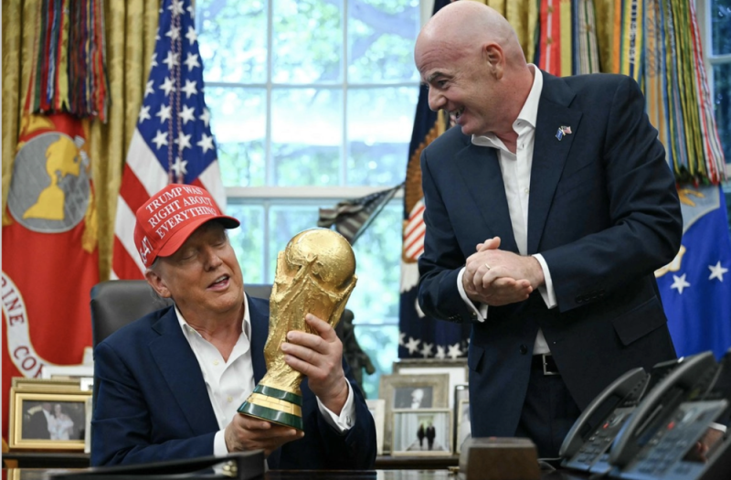 Trump entregará el trofeo en la final del Mundial 2026, anuncia Infantino