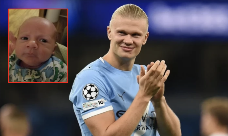 Nace el primer bebé registrado con el nombre de Erling Haaland