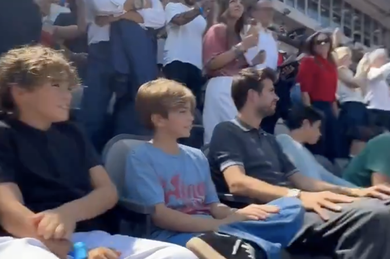 Revelan la reacción de Piqué durante la canción de Shakira en final del mundial y