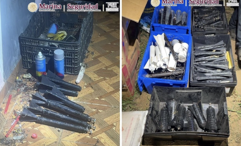 Marina asegura y desactiva en Mazatlán más de 300 artefactos y otros 300 kilos de explosivos