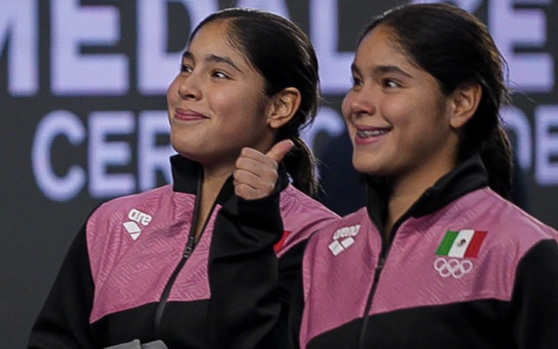publicaciones/Mexicanas Mía y Lía Cueva conquistan el oro y la plata en Campeonato Mundial Junior de Clavados