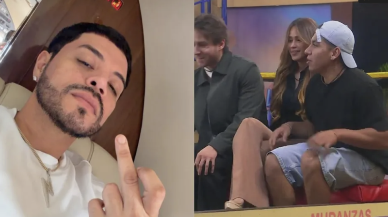 Eduin Caz se molesta tras mandar a Ese Pérez al Exilio de La Casa de los Famosos México