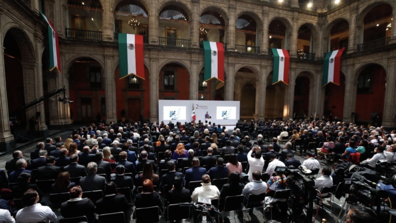 Segundo Informe: Claudia Sheinbaum destaca aumento de 154% en la política salarial 