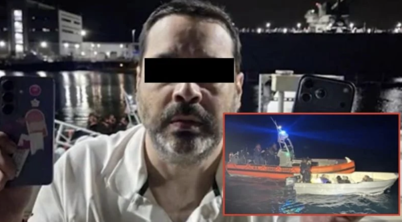 A bordo de una lancha: así cayó en EU Octavio N, buscado por agredir a recepcionista de hotel