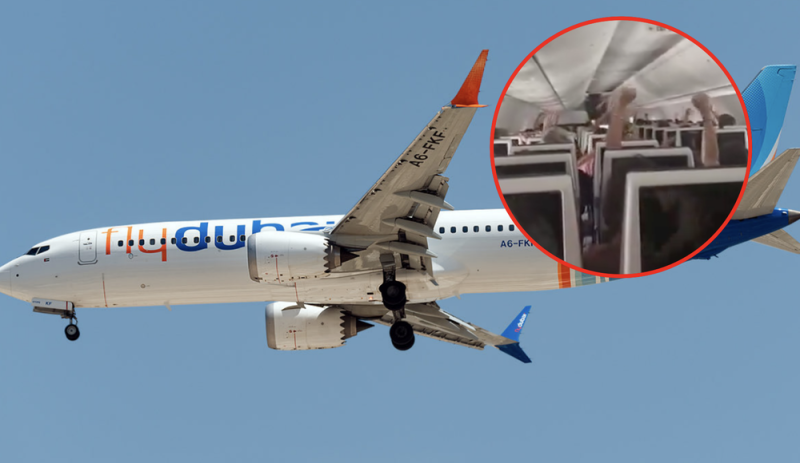 Avión de Flydubai aterriza de emergencia tras vi0l3nto incidente entre pilotos