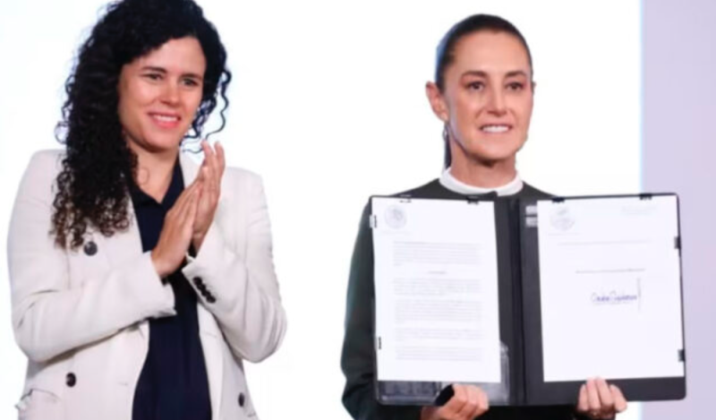 Sheinbaum firma decreto que obliga a plataformas digitales a retirar contenido de viol3ncia y ac0so