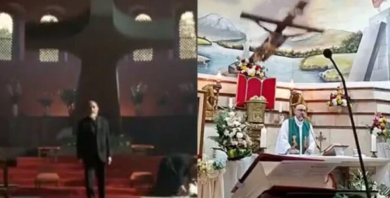 ¿Coincidencia? Comparan muerte del padre Patricio Sánchez con escena de película de terror