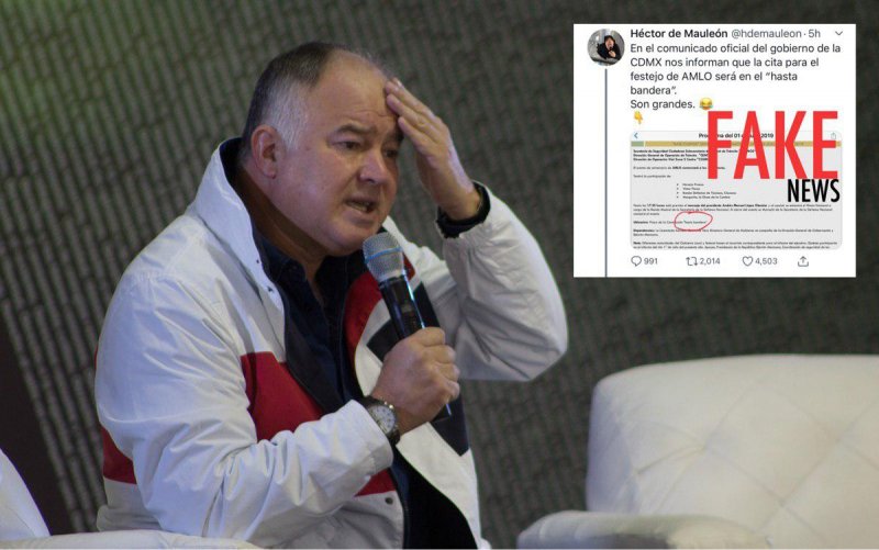 Héctor de Mauleón difunde fake news en contra de Gobierno CDMX y evento de AMLO