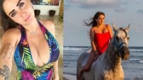 Celia Lora presume nuevo video para revista del “conejito” y sus curvas en Acapulco. 