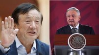 Presidente de Huawei apoya a AMLO para que todo México cuente con internet. 