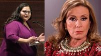 “¡Cállate gorda traicionera!”, le dice Laura Zapata a la senadora de Morena Citlali Hernández. 