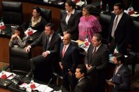 PRI en el Senado defiende a Peña Nieto de acusaciones en EU por corrupción. 