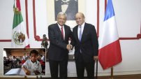 Francia se la juega con México y firma acuerdo para enseñar francés en escuelas públicas. 