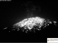 #Breaking: Erupción en el Popocatépetl hace cimbrar a Puebla 