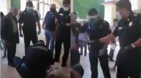 Policías le compran su mercancía a un anciano para que regrese a casa y no se exponga (VIDEO)