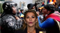 Decenas de miles de indígenas bolivianos salen a protestar en contra de la usurpadora Jeanine