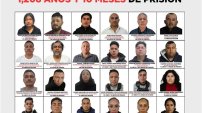 Operación Enjambre: 27 funcionarios y exfuncionarios suman más de mil 200 años de prisión 