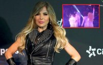 En pleno show Gloria Trevi le escupe a secretario de EPN (VIDEO)